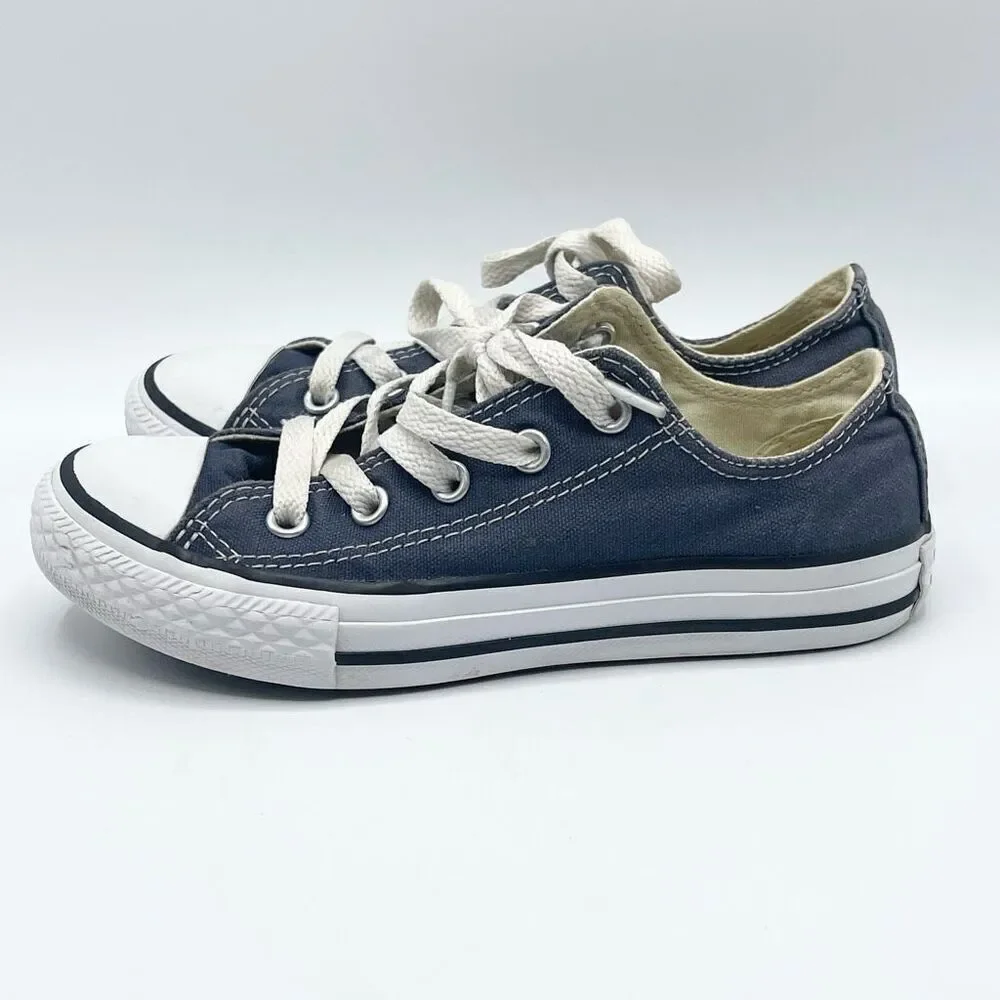 Converse All Star denim blue lace up sneakers - Kids US 13
